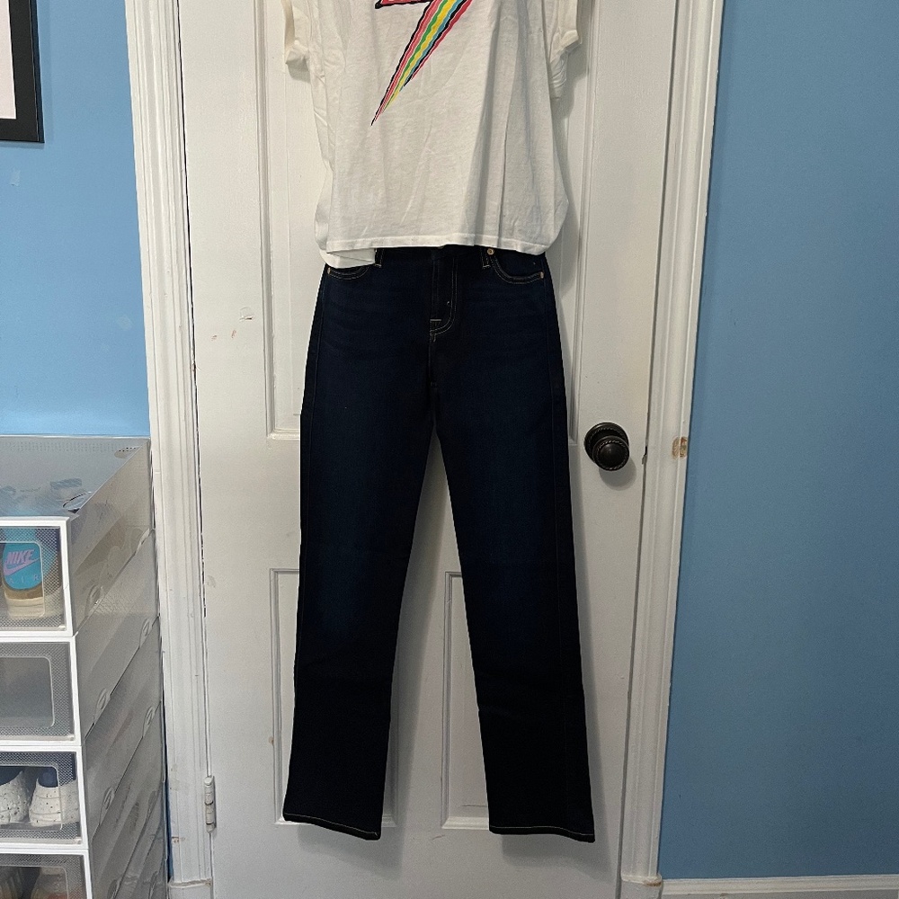 7 For All Mankind Skinny Straight Leg Jeans